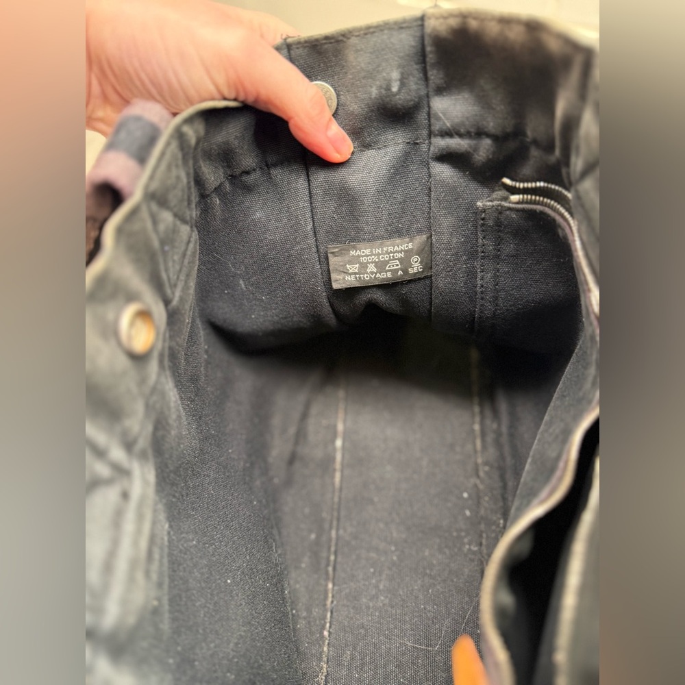 SOLD HERMES Vintage Unisex Y2K 100% Cotton Canvas Fourre Tout PM (Mini Tote) - Picture 13 of 16